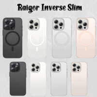 Ốp Lưng Nhám Raigor Inverse Slim Case Siêu Mỏng Chống Sốc Hỗ Trợ Sạc Không Dây iPhone 16 Pro Max
