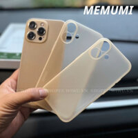 Ốp lưng nhám Siêu mỏng 0.3mm MEMUMI Slim Case cho IPhone 16 Pro Max , 15 Plus , chống bám bẩn Bảo vệ camera