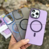 Ốp lưng nhám siêu mỏng WIWU Ultra Thin Slim Magsafe Case cho Smart iPhone 14 Pro Max , 14 Plus . Hỗ trợ sạc không dây