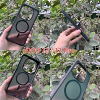 Ốp Lưng Nhám Từ Tính Vivo iQOO 13 / 13 Pro / iQOO Z9 / Z9 Turbo. Lưng PC Nhám Chống Vân Tay, Viền TPU