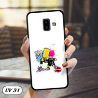 Ốp lưng nhám viền dẻo Samsung Galaxy J6 Plus – In hình