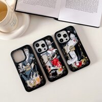 Ốp lưng nhân vật One Piece Gương có chức năng từ tính Vỏ bảo vệ điện thoại di động, Thích hợp cho iPhone 1615 14 13 12 11 Pro Max Plus Pro