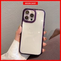 Ốp lưng nhũ đá viền kim tuyến Siêu HOT bảo vệ camera cho iPhone 15 Pro Max 14 Pro Max 13 Pro Max 12 Pro Max 11 Pro Max