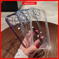 Ốp lưng nhũ đá viền kim tuyến bảo vệ camera cho iPhone 15 Pro Max 14 Pro Max 13 Pro Max 12 Pro Max 11 Pro Max Siêu HOT