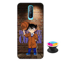 Ốp lưng nhựa dẻo dành cho Oppo RX17 Pro in hình Conan Detective - Tặng Popsocket in logo iCase - Hàng Chính Hãng