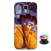 Ốp lưng nhựa dẻo dành cho Samsung Galaxy S4 in hình Zuka Gấu Nhồi Bông - Tặng Popsocket in logo iCase - Hàng Chính Hãng