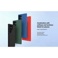Ốp lưng nhựa sần NILLKIN Sam Sung Galaxy S24 Plus, S24 Ultra chống sốc, chống bám vân tay hàng chính hãng
