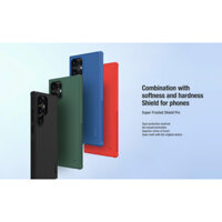 Ốp lưng nhựa sần NILLKIN Sam Sung Galaxy S24 FE, S24 Plus, S24 Ultra chống sốc, chống bám vân tay hàng chính hãng