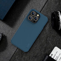 Ốp lưng Nillkin Frosted Shield iPhone 14 Pro Max - hàng chính hãng - Xanh biển