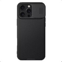 Ốp lưng Nillkin iPhone 16 Pro Max CamShield Pro Case Sần lưng PC cứng, viền TPU chống sốc