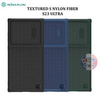 Ốp lưng Nillkin Textured S Nylon Fiber Case S23 Ultra bảo vệ camera