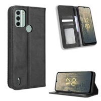 Ốp lưng Nokia C31 Vintage Flip Cover Vỏ ví từ tính Vỏ da PU Hộp đựng thẻ