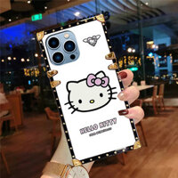 Ốp lưng OPPO A3 Pro 5G A3X A3 A60 A38 A18 A79 A98 A58 A78 A57 A76 A17 A95 A74 Ốp điện thoại chống sốc hình nơ dễ thương HELLO KITTY