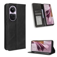 Ốp lưng Oppo Reno 10 Pro Plus 5G Vintage Flip Cover Reno10 5G Từ Ví Bao Da PU Hộp Đựng Thẻ