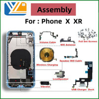 Ốp lưng Pin cho iPhone x XR Ốp lưng giữa ốp Sim lắp ráp nút bên cạnh cáp vỏ mềm XS Max
