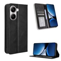 Ốp lưng POCO X7 Pro / X7 5G Vintage Flip Cover Từ tính Ví doanh nghiệp Vỏ da PU Giá đỡ thẻ