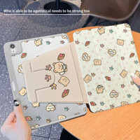 Ốp Lưng pro 11 Cho iPad Thế Hệ 10 2022 9th 8th 7th Air5 9.7 2017 18 Air1 Air 2 Ốp Lưng Hoạt Hình Bạch Tuộc Acrylic Có Bút Giữ 360 ° Ốp lưng iPad xoay