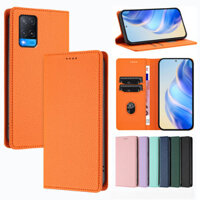 Ốp Lưng RFID Cho OPPO A15 A16 A96 A76 A54 A55 A52 A92 A74 A95 A93 A9 2020 A5 2020 A53s Vỏ Điện Thoại Ví Da Flip Cover