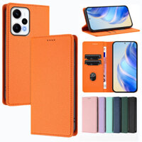 Ốp Lưng RFID Cho Poco m7 pro m6 pro m4 pro m3 pro Vỏ Điện Thoại Ví Da Flip Cover