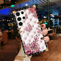 Ốp lưng Samsung A06 A16 A55 A35 A25 A15 A05s A34 A33 A24 A14 A23 A73 A52s Ốp điện thoại chống sốc hình hoa bướm xinh đẹp thời trang