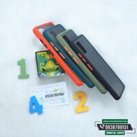 Ốp lưng Samsung A51 viền màu lưng nhám trong chống sốc