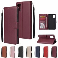 Ốp lưng Samsung Galaxy A12 A21s A72 A42 A32 4G A52 5G A31 A11 M11 M12 Flip Cover Wallet Case PU Leather Card Pocket Slots