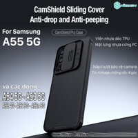 ỐP LƯNG SAMSUNG GALAXY A55 5G - A54 5G - A53 5G - A52 NILLKIN CAMSHIELD PRO BẢO VỆ CAMERA - nhựa cứng + viền nhựa dẻo