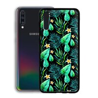 Ốp lưng Samsung Galaxy A70 in hoa lá bảo hành 1 đổi 1 - 02105 0751 LEAF03 - Viền TPU Dẻo