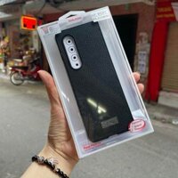 Ốp lưng Samsung Galaxy Fold 3 hiệu SULADA dạng da mềm - hàng nhập khẩu - Đen