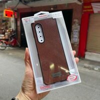Ốp lưng Samsung Galaxy Fold 3 hiệu SULADA dạng da mềm - hàng nhập khẩu - Nâu