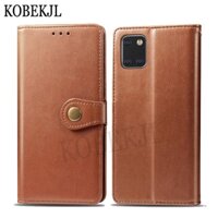 Ốp lưng Samsung Galaxy Note 10 Lite Flip PU Leather Buckle Wallet Ốp lưng Samsung Galaxy Note10 Note10Lite Plus