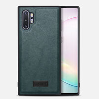 Ốp lưng Samsung Galaxy Note 10 Note 10 Plus chính hãng SULADA dạng da mềm - Note 10 - Xanh Rêu