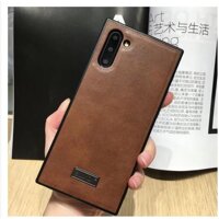 Ốp lưng Samsung Galaxy Note 10 Note 10 Plus chính hãng SULADA dạng da mềm - Note 10 - Màu nâu