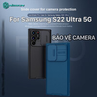 ỐP LƯNG SAMSUNG GALAXY S22 ULTRA 5G NILLKIN CAMSHIELD PRO BẢO VỆ CAMERA CHÍNH HÃNG HÀNG CHUẨN