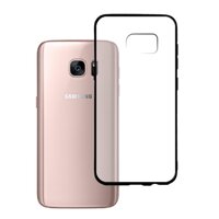 Ốp lưng Samsung Galaxy S7 Edge - Bề mặt nhám chống vân tay, lưng cứng, viền TPU dẻo - 02048 - Hàng Chính Hãng