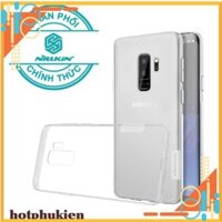 Ốp lưng Samsung Galaxy S9 Plus dẻo silicon chính hãng Nillkin chống trầy hạn chế ố vàng mỏng 0.6 mm