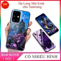 Ốp lưng SAMSUNG mặt kính 3D thế hệ mới dành cho điện thoại samsung A10s, A20, A30, A50, A51, A70, J7+, J7 Prime - Hàng m