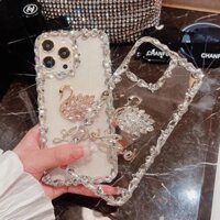 Ốp lưng Samsung S24 S23 S22 S21 S20 Fe Plus Ultra J7 Pro J5 Pro J3 Pro J7 Prime J6 Plus J6 Prime J5 Prime J4 Prime J4 Plus J2 Prime Ốp lưng mềm 3D Dimond Swan dễ thương đáng yêu
