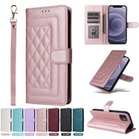 Ốp Lưng Sang Trọng Cho iPhone 12 11 Pro X XS Max XR SE 2022 / 2020 8 7 6 6S Plus Ví Da PU Flip Case