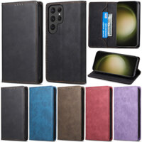 Ốp Lưng Sang Trọng Cho Samsung Galaxy S25 Ultra S25 + S24 Ultra S23 FE 5G S10 Plus S20 Ultra S24 Plus S21 Ultra S23 Plus S22 Ultra S21 FE 5G S20 + S23 + Ví Sách Bao Da Flip Cover