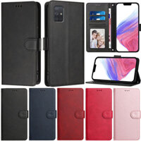 Ốp Lưng Sang Trọng Cho Samsung Galaxy A51 A71 A11 A21 A31 A41 A06 A02 A02S A03S A10S A20S A10 A20 A30 A50 A70 A51 5G A71 5G A6 2018 A7 2018 A8 2018 Ví Lật Da Mềm
