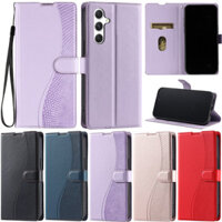 Ốp Lưng Sang Trọng Cho Samsung Galaxy S23 FE S22 Plus A12 S23 A21s A32 4G Note 20 Ultra A32 5G Note 10 + Note 9 S24 FE S24 FE Note 8 Ví Sách Siêu Mỏng Bao Da Mềm