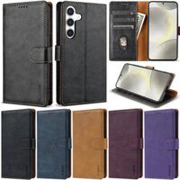 Ốp Lưng Sang Trọng Cho Samsung Galaxy S20 FE S20 Ultra Note 20 Note 10 S20 Plus S10 Plus S9 Plus S8 Plus Note 9 Note 8 S10 Lite S7 Edge Retro Ví Da PU Mềm Flip Cover
