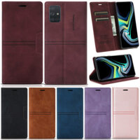 Ốp Lưng Sang Trọng Cho Samsung Galaxy A11 M11 A21 A31 A41 A03 A04 A04s A42 5G J4 J6 Plus A6 Plus A10 A20 A30 A50 A70 A30S A50S A70S J6 2018 Ví Sách Da Từ Flip Cover