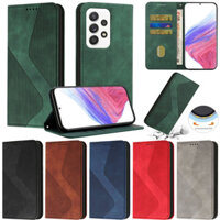 Ốp Lưng Sang Trọng Cho Samsung Galaxy A51 A71 A11 A21 A31 A41 A21S A10 A20 A30 A50 A70 A30S A50S A70S A51 5G A71 5G M11 Matte Book Wallet Khe Cắm Thẻ Da Flip Stand Bảo Vệ Bao Da