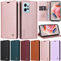 Ốp Lưng Sang Trọng Cho Xiaomi 11T 12T Pro 11 Lite Redmi Note 12 4G Note 11 Pro Note 12 Pro + 5G Note 12R Note 10 4G Note 10 Pro Max Retro Ví Sách Da Thẻ Flip Stand Cover