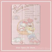 Ốp Lưng Sanrio Hello Kitty Cho iPad 6th 7th 8th 9th Air 3 4 5 Mini 4 5 Cho iPad Pro 11inch 2020 Silicon Chống Sốc Thông Minh
