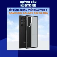 Ốp lưng sansung s23 ultra s22 ultra s21 note 20 ultra s22 plus s21 plus s20 fe s21 fe chống sốc NHÁM VIỀN MÀU VER 2