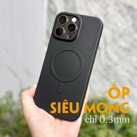 Ốp lưng SIÊU MỎNG, hỗ trợ sạc không dây iPhone 16 15 14 hiệu MEMUMI
