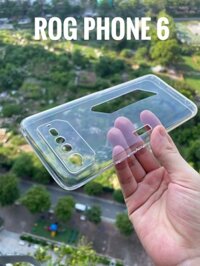 Ốp lưng silicon cho Asus ROG Phone 6 dẻo Gor Bảo vệ camera trong suốt Hàng nhập khẩu